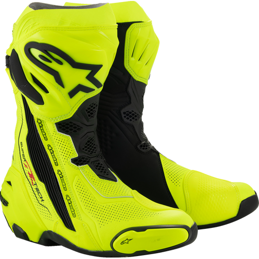 Alpinestars - Supertech R Vented Boots - Fluorescent Yellow/Black