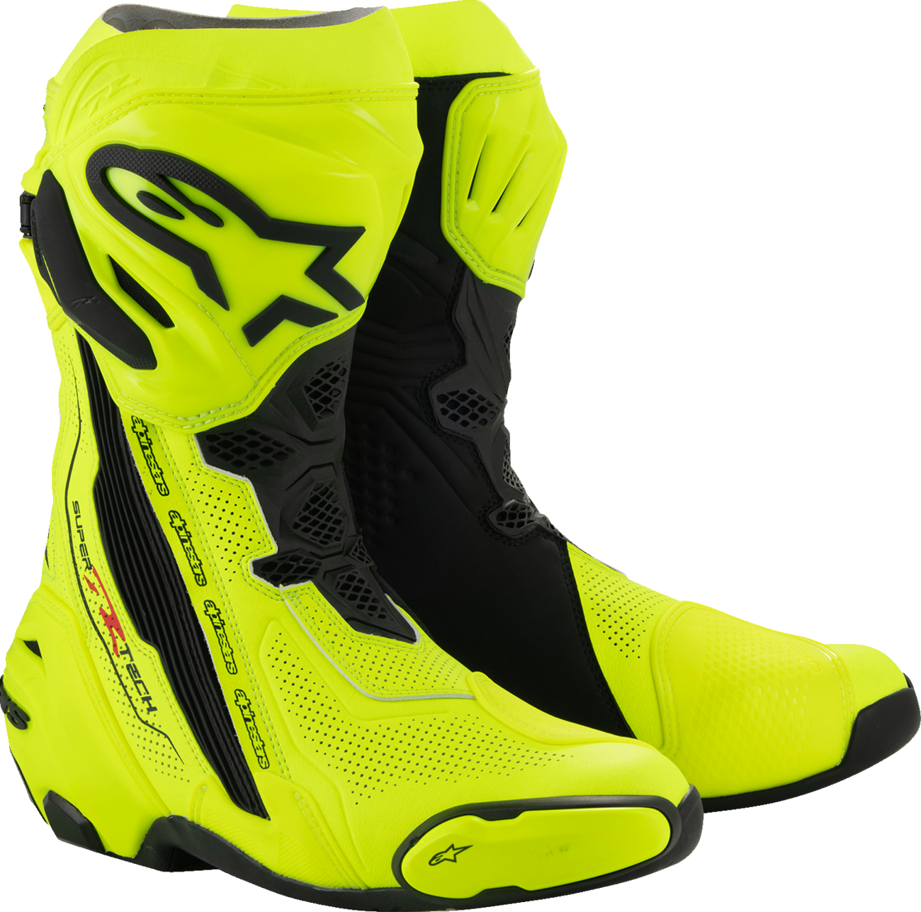 Alpinestars - Supertech R Vented Boots - Fluorescent Yellow/Black