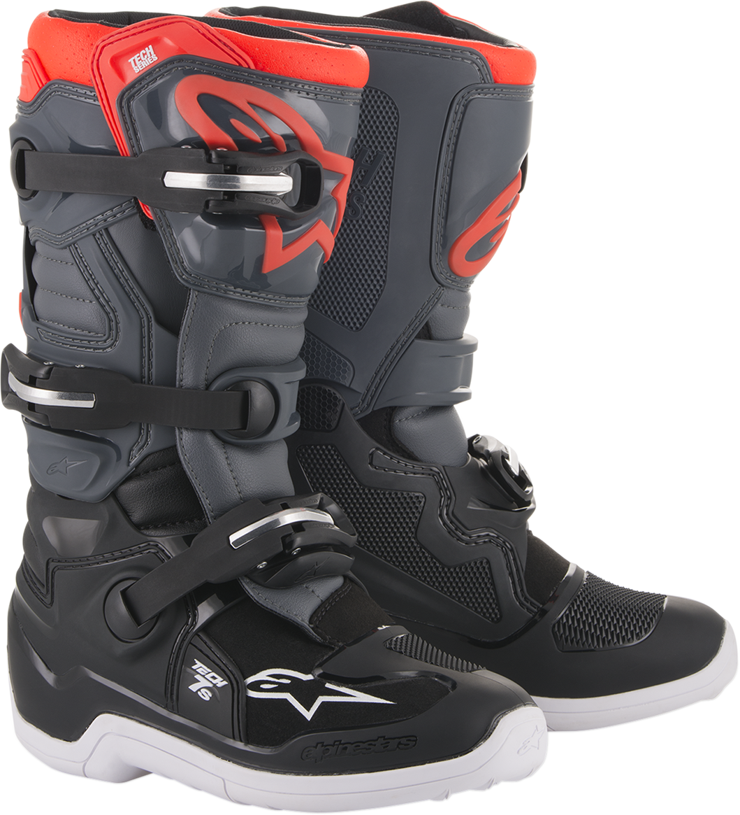 Alpinestars - Youth Tech 7S Boots - Black/Gray