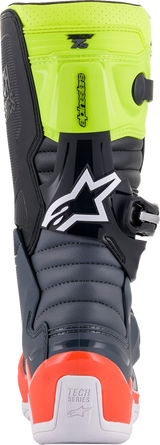 Alpinestars - Youth Tech 7S Boots - Black/Gray/Red/White/Yellow