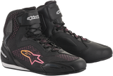 Alpinestars - Stella Faster-3 Rideknit Shoes - Black/Yellow/Pink