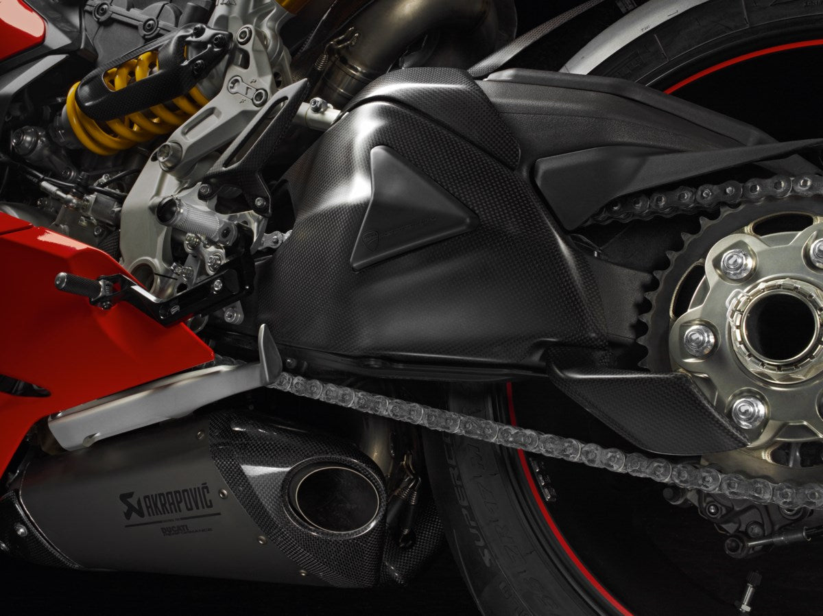 96900212A - Carbon swingarm guard Panigale 1199/1299/V2