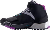 Alpinestars - Stella CR-X Drystar® Shoes - Black/Gray/Teal/Purple