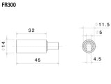 FR300 - RIZOMA - Spacer For Turn Signals