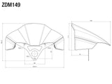 ZDM149 - RIZOMA - Headlight Fairing With Mount