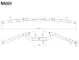 MA054 - RIZOMA - RACE RETRO Handlebar