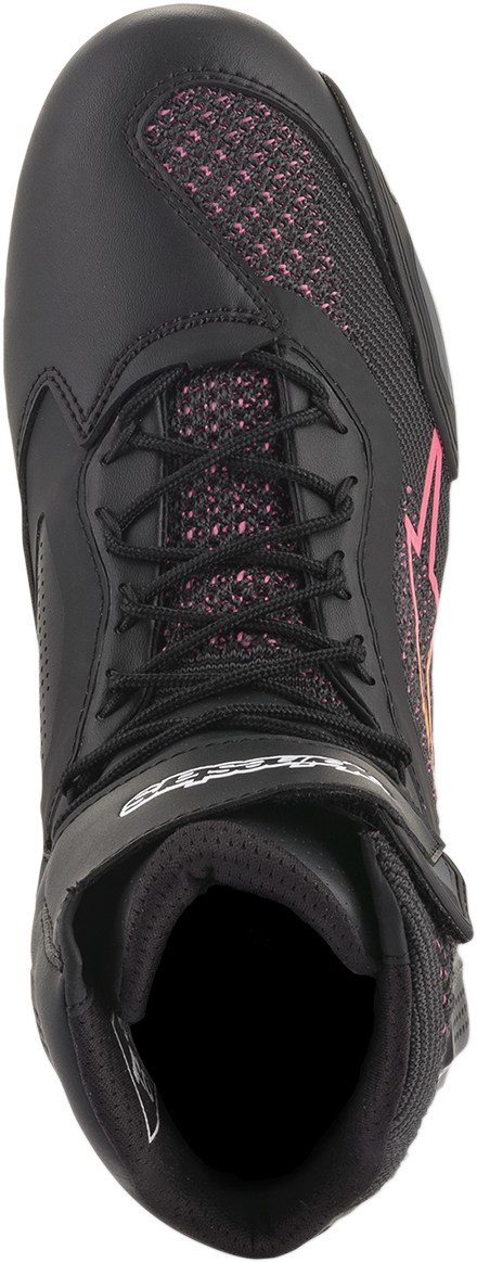 Alpinestars - Stella Faster-3 Rideknit Shoes - Black/Yellow/Pink