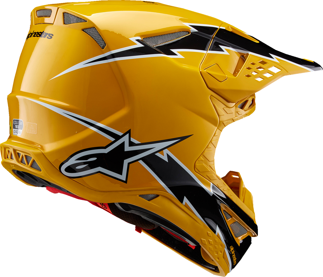 Alpinestars - Supertech M10 Helmet - Ampress - MIPS® - Gloss Black/Yellow