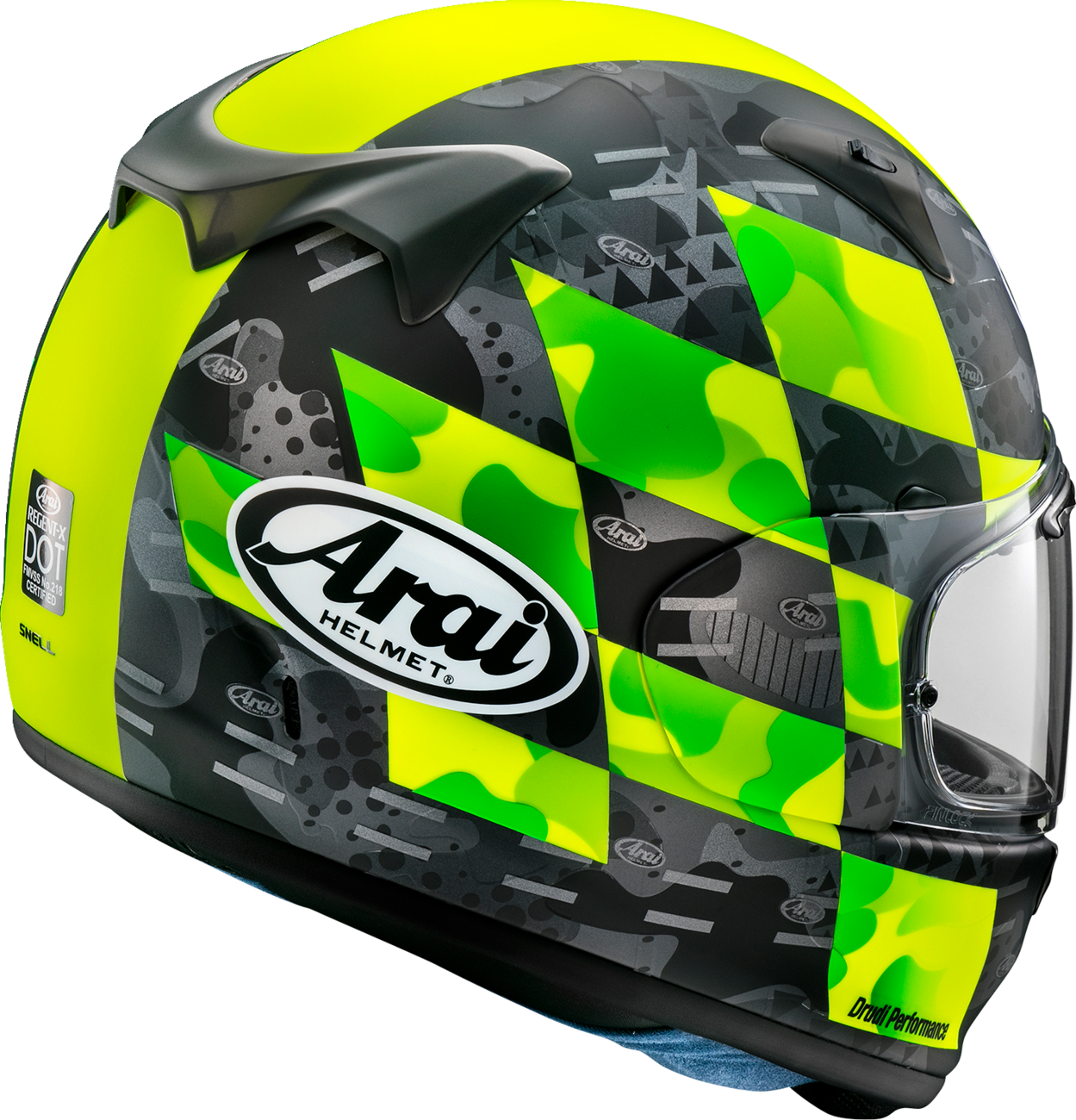 Arai Helmets - Regent-X Helmet - Patch - Yellow Frost