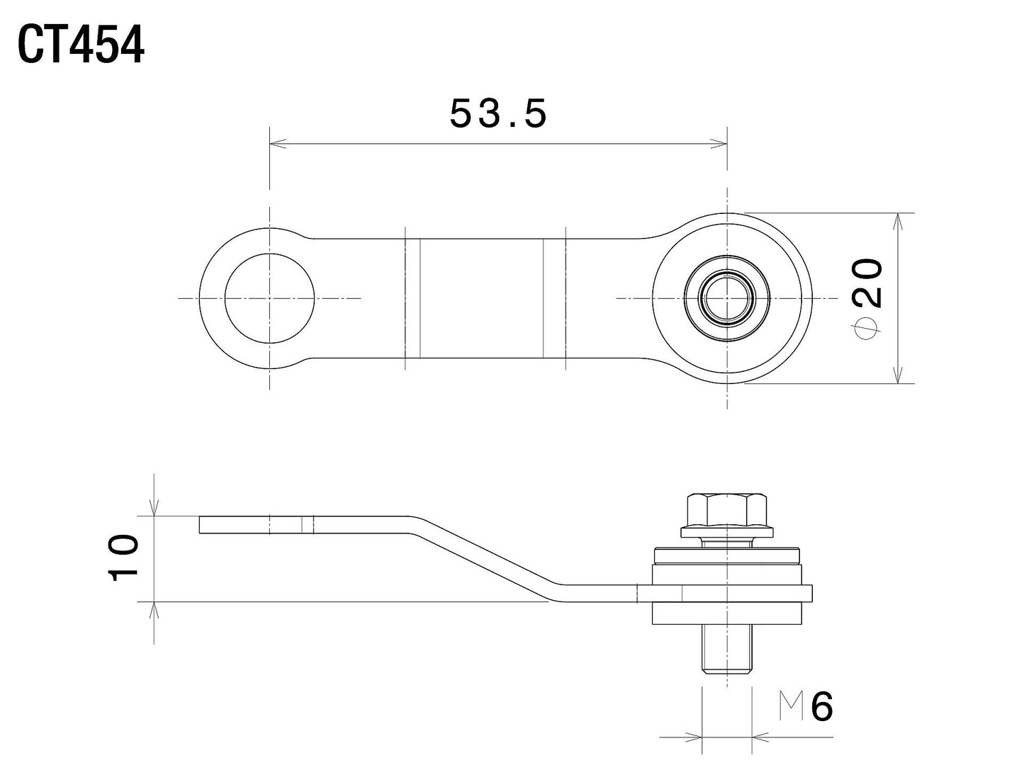 CT454 - RIZOMA - Fluid Reservoir Mounting Bracket