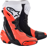 Alpinestars - Supertech V Boots - Black/Fluo Red/White