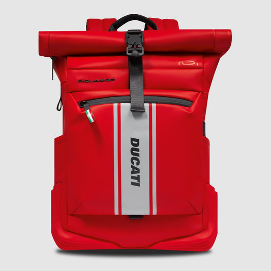 987801901 - D-Piquadro Roll Backpack - RED