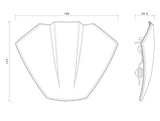 ZDM166 - RIZOMA - Billet Aluminum Headlight Fairing - Diavel