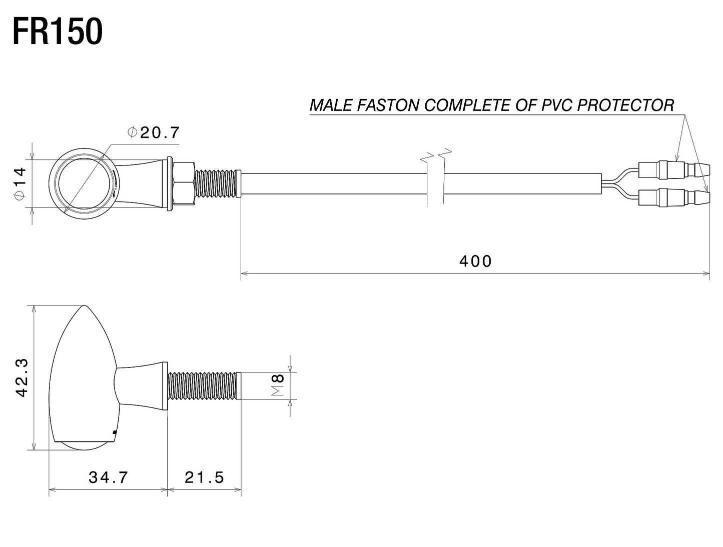 FR150 - RIZOMA - CLUB Turn signal