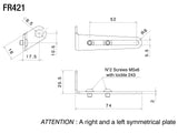 FR421 - RIZOMA - Mounting Kit For Rizoma Rear Turn Signals
