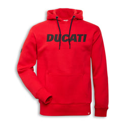 98770340 - Ducati Logo Hooded Sweatshirt - Red