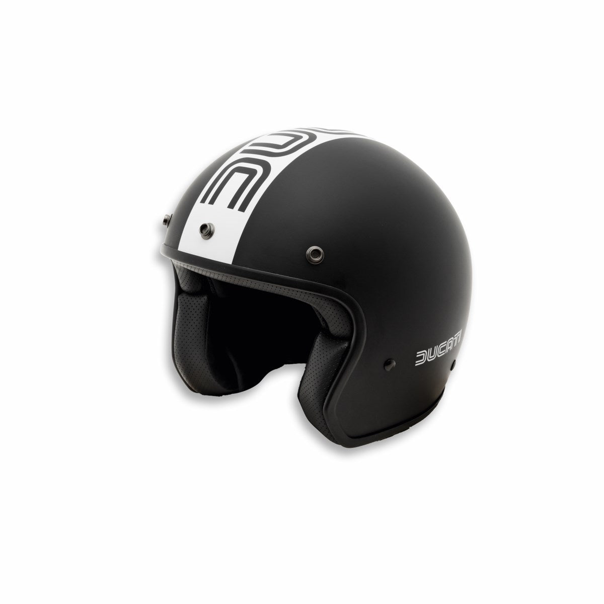 98110005 - Ducati Heritage Open Face Helmet - DARK