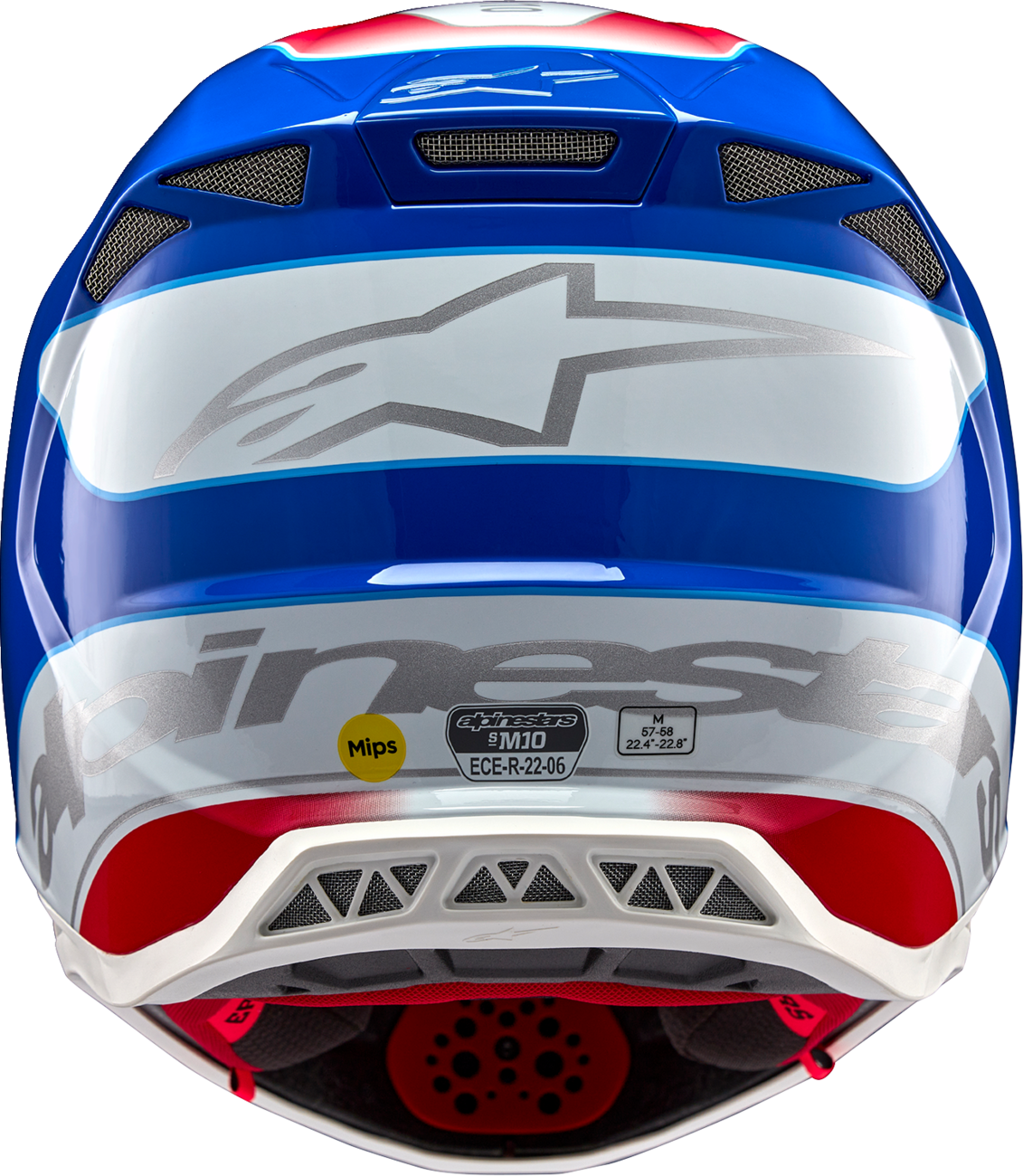 Alpinestars - Supertech M10 Helmet - Aeon - MIPS® - Gloss Bright Red/Blue
