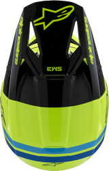 Alpinestars - Youth SM3 Helmet - Radium - Gloss Yellow Fluo/Black/Blue