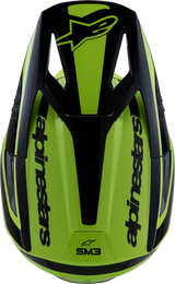 Alpinestars - SM3 Helmet - Heat - Gloss Yellow Fluo/Black