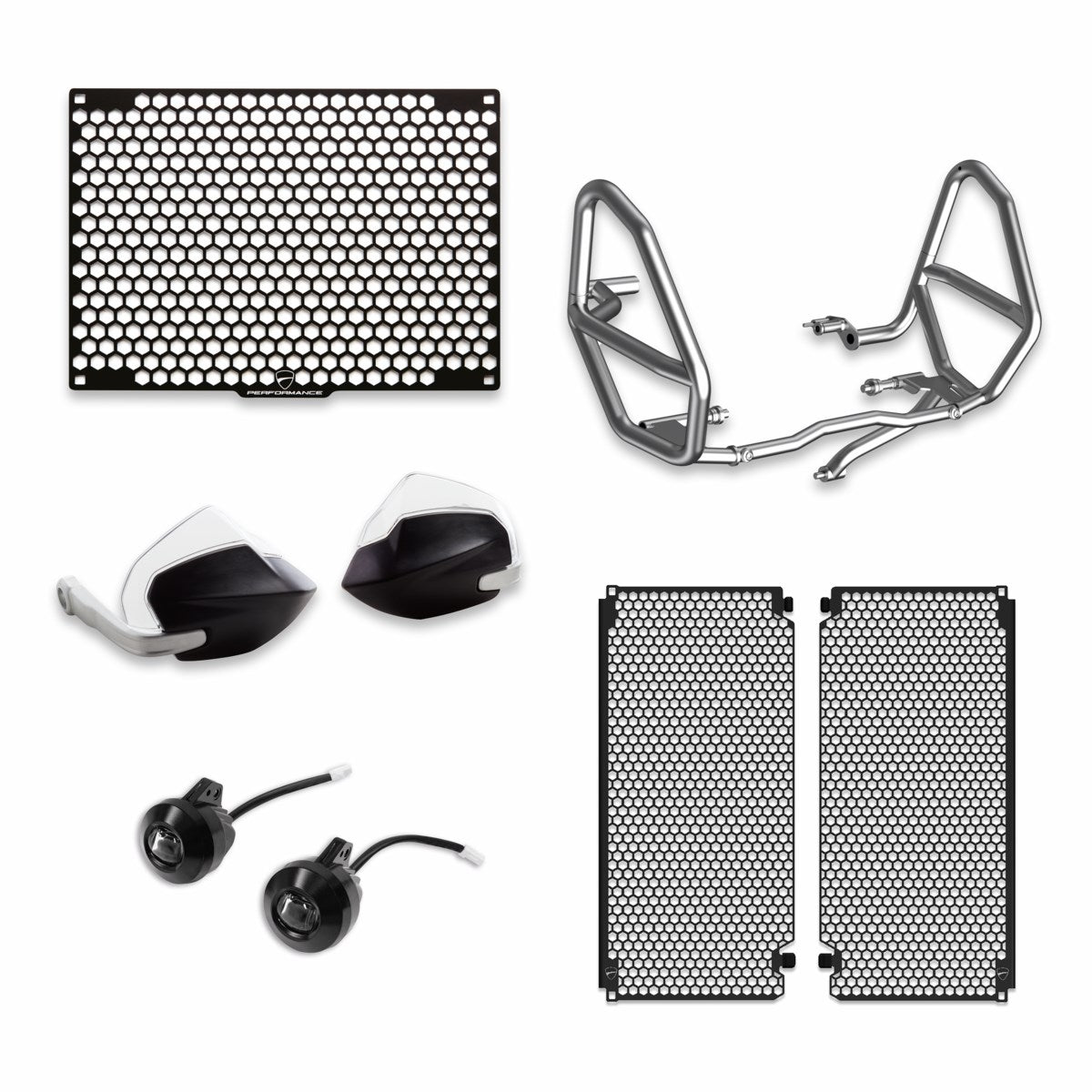 97981283AB - Multistrada V4 Enduro accessory pack - Silver