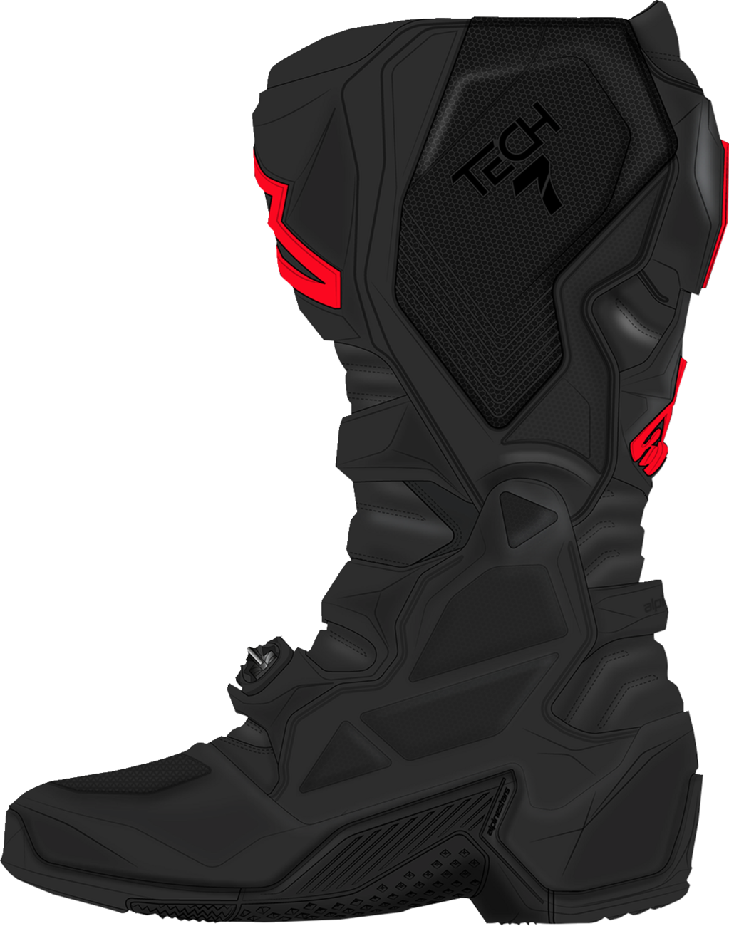 Alpinestars - Tech 7 Boots - Fluorescent Red/Black