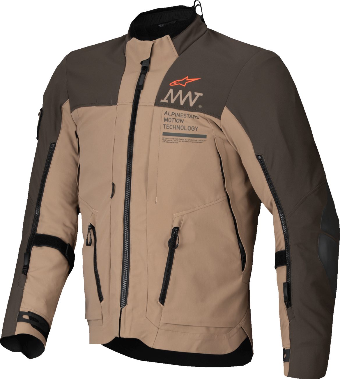 Alpinestars - AMT-8 Stretch Drystar® XF Jacket - Dark Brown/Dark Khaki