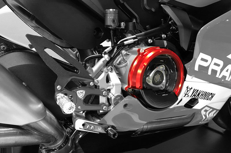 CA200 - CNC Racing Clear Wet Clutch Cover for the Ducati Panigale 1299/1199/959  Superleggera (and 899 too with modification)