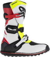 Alpinestars - Tech-T Boots - White/Red/Yellow Fluorescent/Black