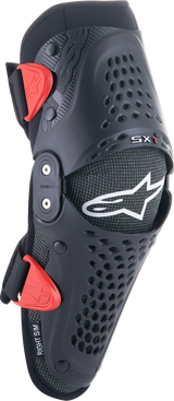 Alpinestars - Youth SX-1 Knee Protectors - Black/Red