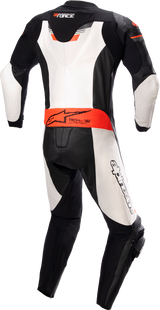 Alpinestars - GP Force Chaser 1-Piece Leather Suit - Black/White/Red Fluo