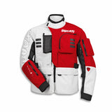 98108819 - Ducati Explorer Fabric jacket - MENS WHITE/RED