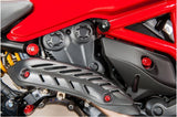 ZA965Y - CNC Racing Carbon Fiber Exhaust Heat Shield for Ducati Monster 821 and 1200