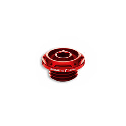 97380871AB - BILLET OIL FILLER CAP PLUG - RED