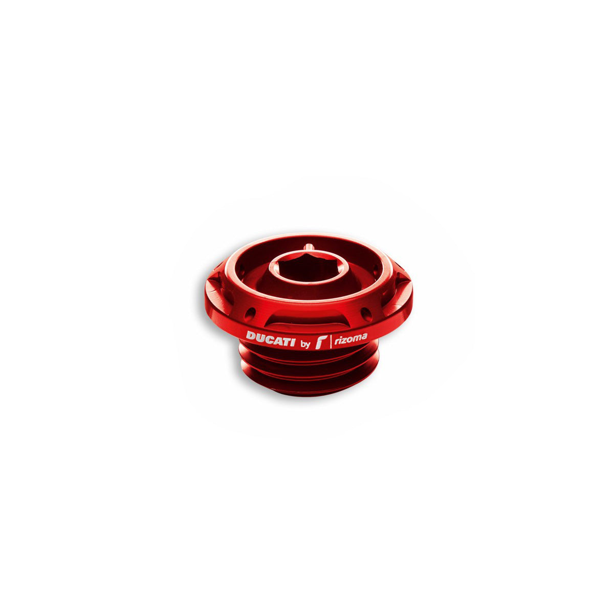 97380871AB - BILLET OIL FILLER CAP PLUG - RED