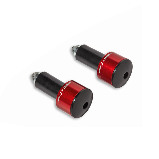 97380951AB - Rizoma Billet Counterweight Bar Ends - RED