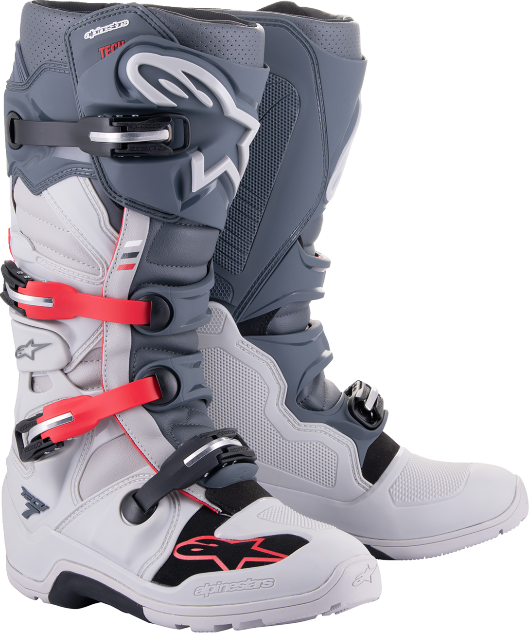 Alpinestars - Tech 7 Enduro Boots - Gray/Red