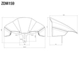 ZDM159 - RIZOMA - Headlight Fairing With Mount
