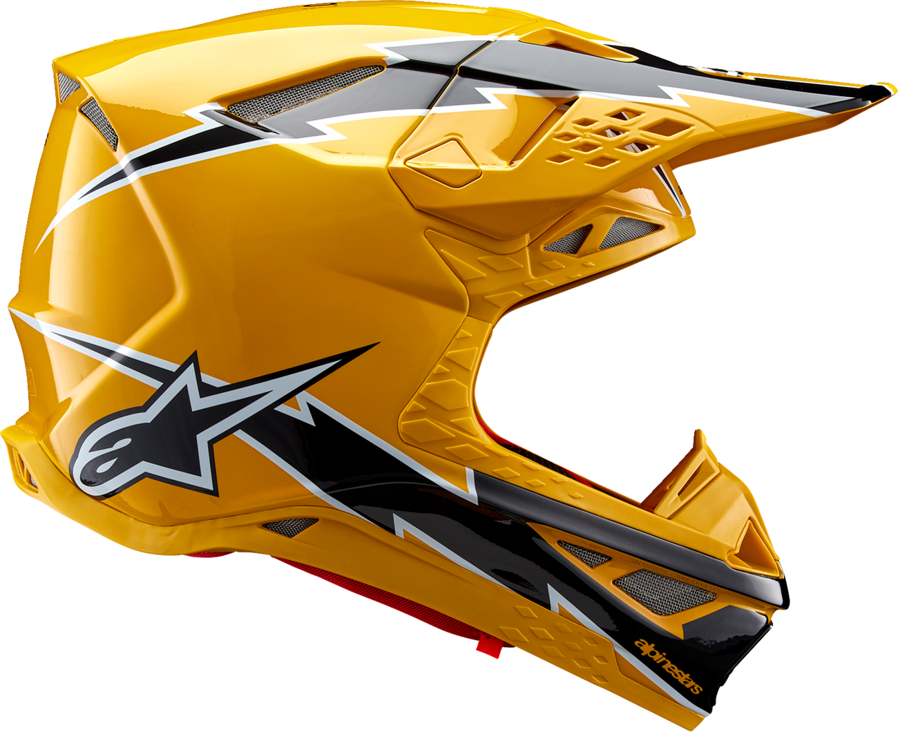 Alpinestars - Supertech M10 Helmet - Ampress - MIPS® - Gloss Black/Yellow