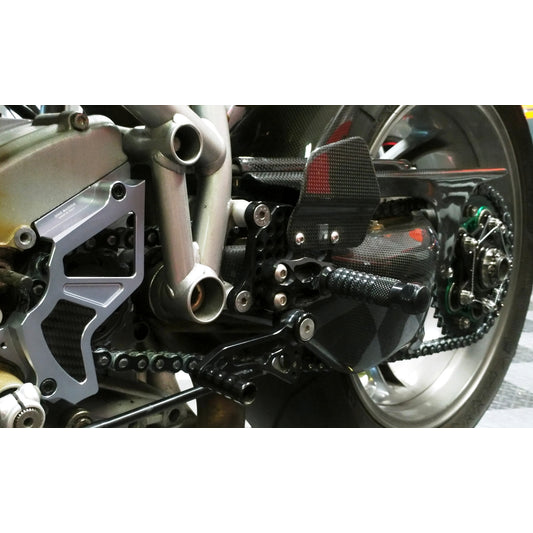 CP152 - CNC Racing Front Sprocket Cover for Ducati With Carbon Inlay