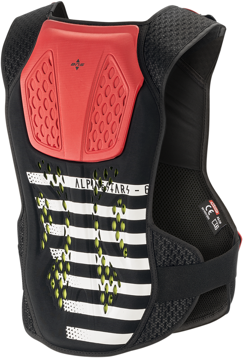 Alpinestars - Sequence Chest Guard - Black/White/Red