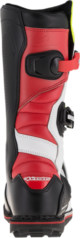 Alpinestars - Tech-T Boots - White/Red/Yellow Fluorescent/Black