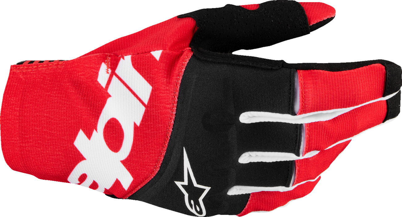 Alpinestars - Techstar MX Gloves - Black/Bright Red