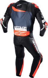 Alpinestars - GP Plus v4 Leather Suit - Black/Red Fluo/Dark Blue