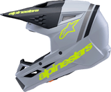 Alpinestars - Youth SM3 Helmet - Radium - Matte Gray/Black/Yellow Fluo