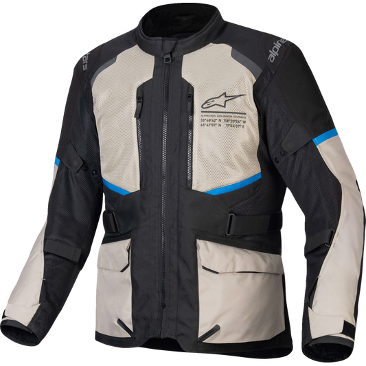 Alpinestars - Andes Air Drystar® Jacket - Black/Laurel Gray/Bright Blue