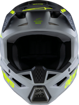 Alpinestars - Youth SM3 Helmet - Radium - Matte Gray/Black/Yellow Fluo