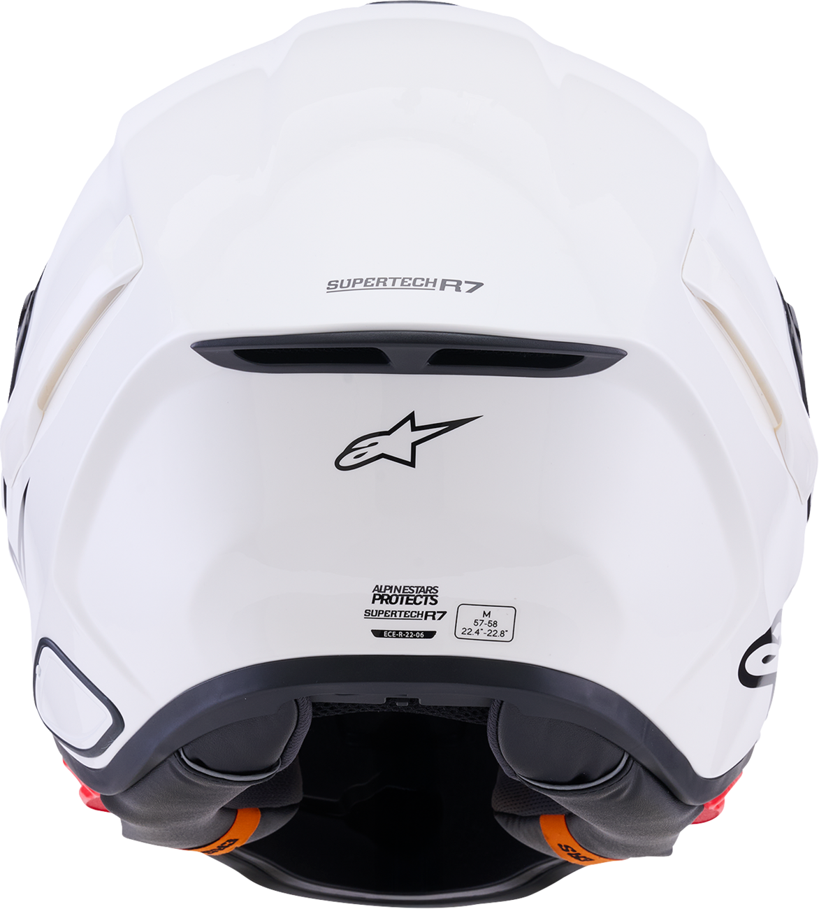 Alpinestars - Supertech R7 Helmet - 22.06 - Solid - Gloss White