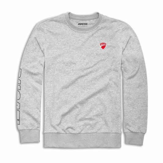 98780469 - Ducati Essential Round-Neck Sweatshirt - Gray
