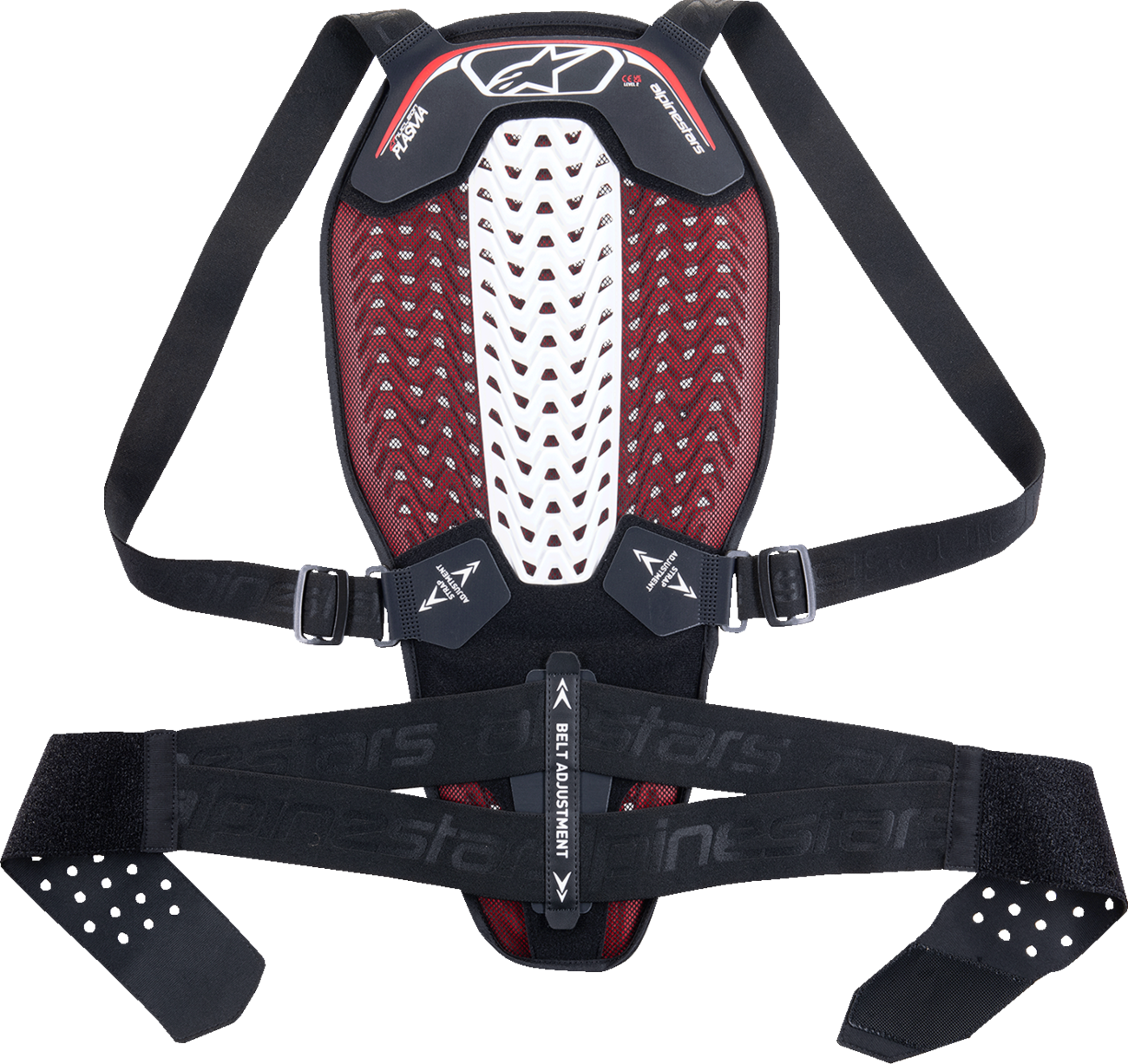 Alpinestars - Nucleon Plasma Back Protector - Black/White/Red